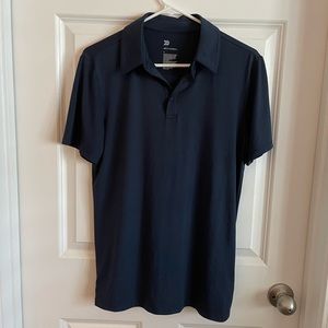 All in Motion Golf Shirt. Navy, Size S.